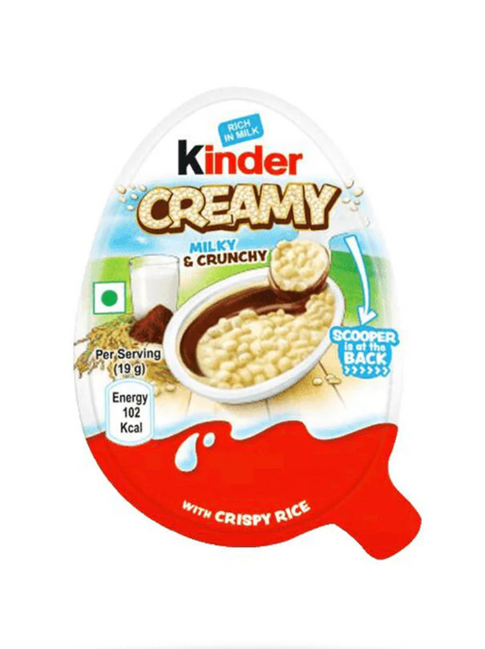 Kinder Creamy Milky & Crunchy 19g