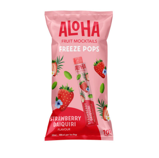 Aloha Freeze Pops Strawberry Daiquiri 10 x 50ml